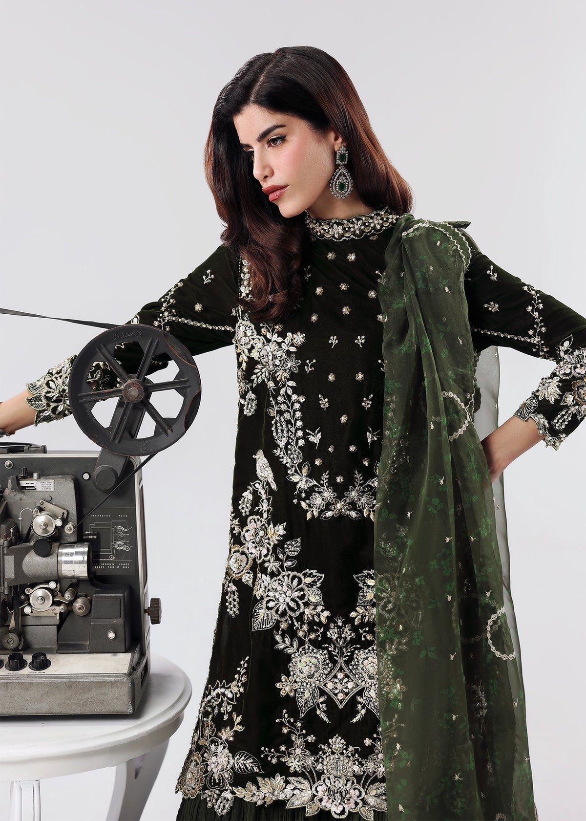 Sardinia | Lamore Luxury Handwork Edit 25 | Velvet Dream by Sardinia - Designer Dress - Type : - Available at Libayah - 100% Original 