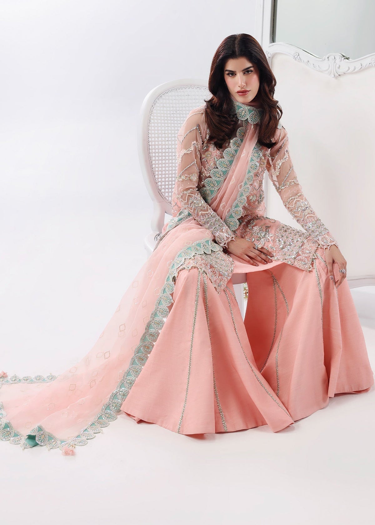 Sardinia | Lamore Luxury Handwork Edit 25 | Rose Dust by Sardinia - Designer Dress - Type : Ladies Clothes - Available at Libayah - 100% Original 