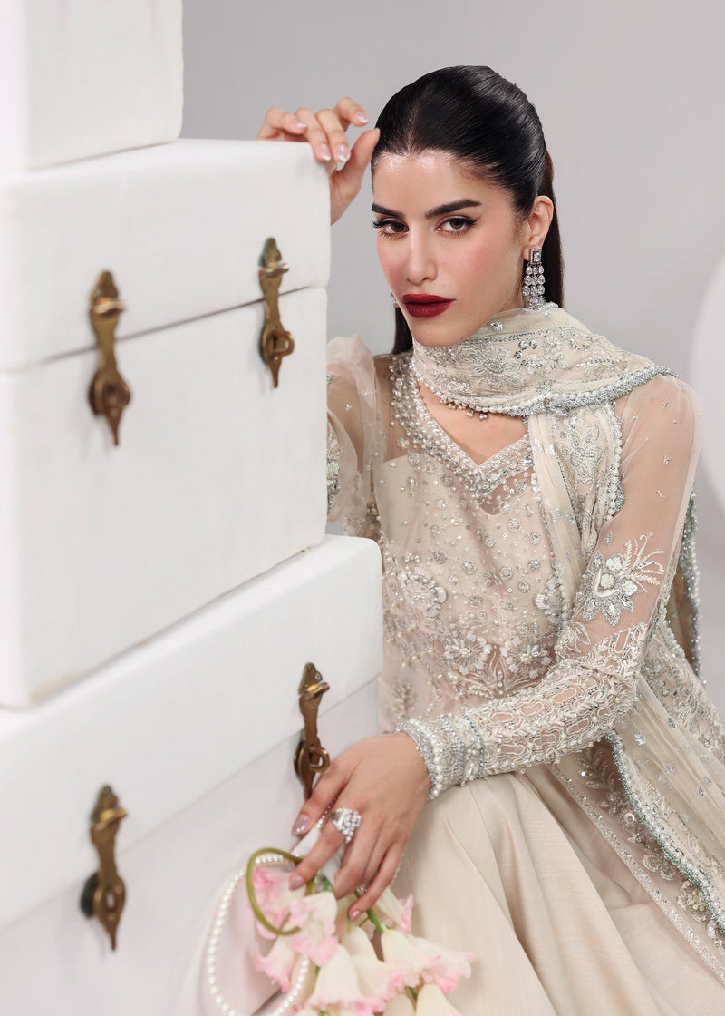 Sardinia | Lamore Luxury Handwork Edit 25 | Pearl Mist by Sardinia - Designer Dress - Type : Ladies Clothes - Available at Libayah - 100% Original 