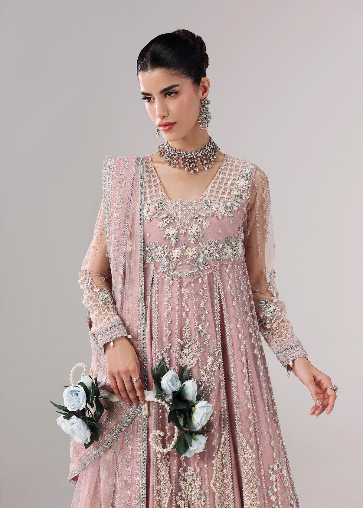 Sardinia | Lamore Luxury Handwork Edit 25 | Lilac luxe by Sardinia - Designer Dress - Type : Ladies Clothes - Available at Libayah - 100% Original 