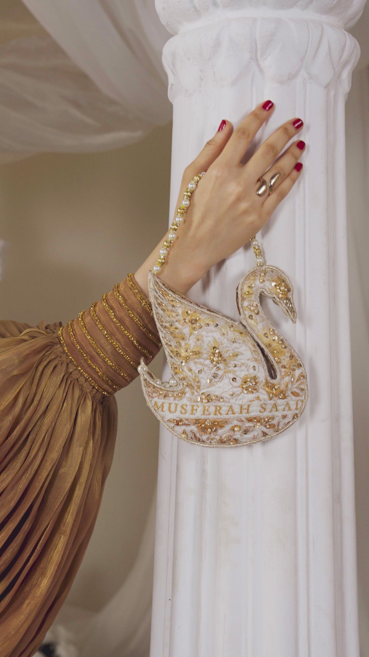 Musferah Saad | Casa Blance |Avant Garde by Musferah Saad - Designer Dress  - Type : Ladies Clothes - Available at Libayah - 100% Original 