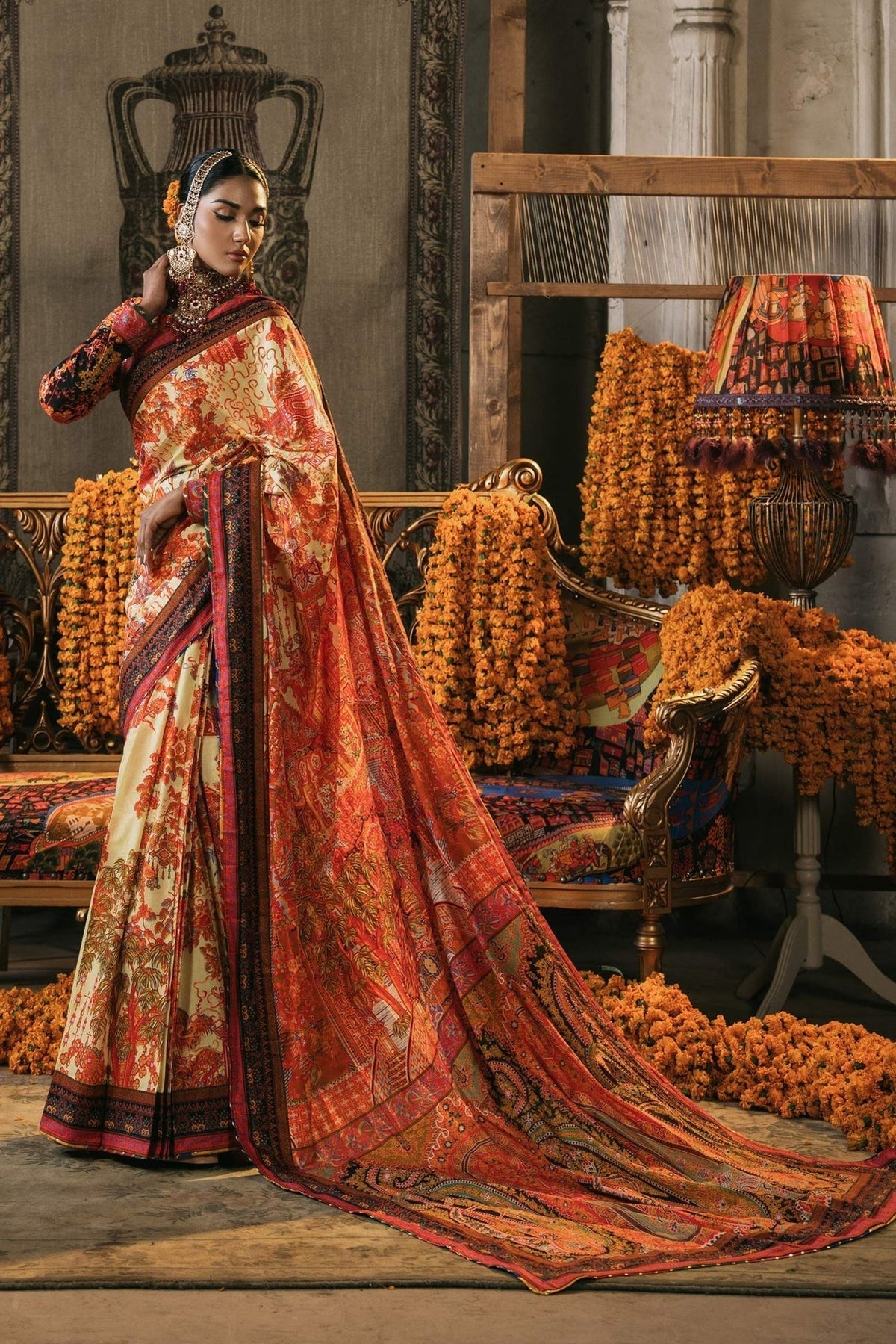 Fahad Hussayn | Lawn Banger | Damavand by Fahad Hussayn - Designer Dress - Type: Ladies Clothes - Available at Libayah - 100% Original