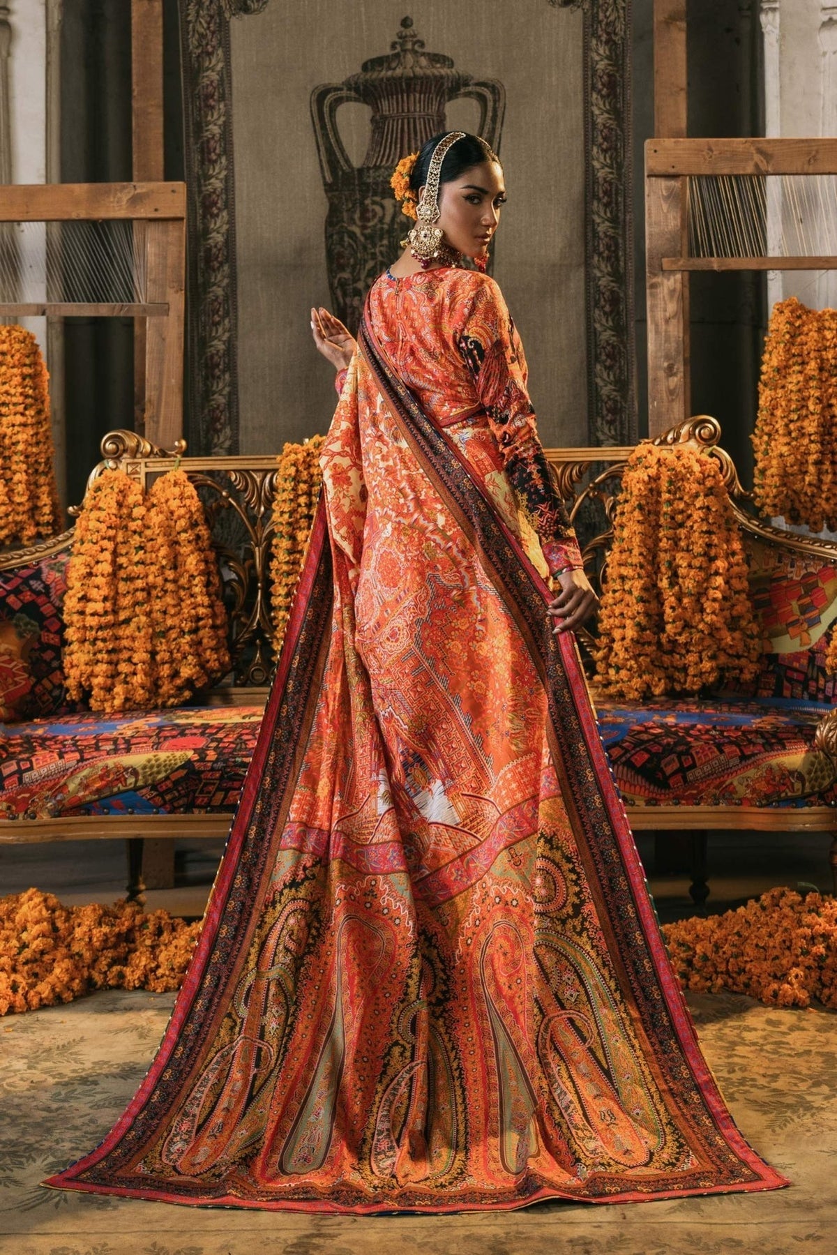 Fahad Hussayn | Lawn Banger | Damavand by Fahad Hussayn - Designer Dress - Type: Ladies Clothes - Available at Libayah - 100% Original