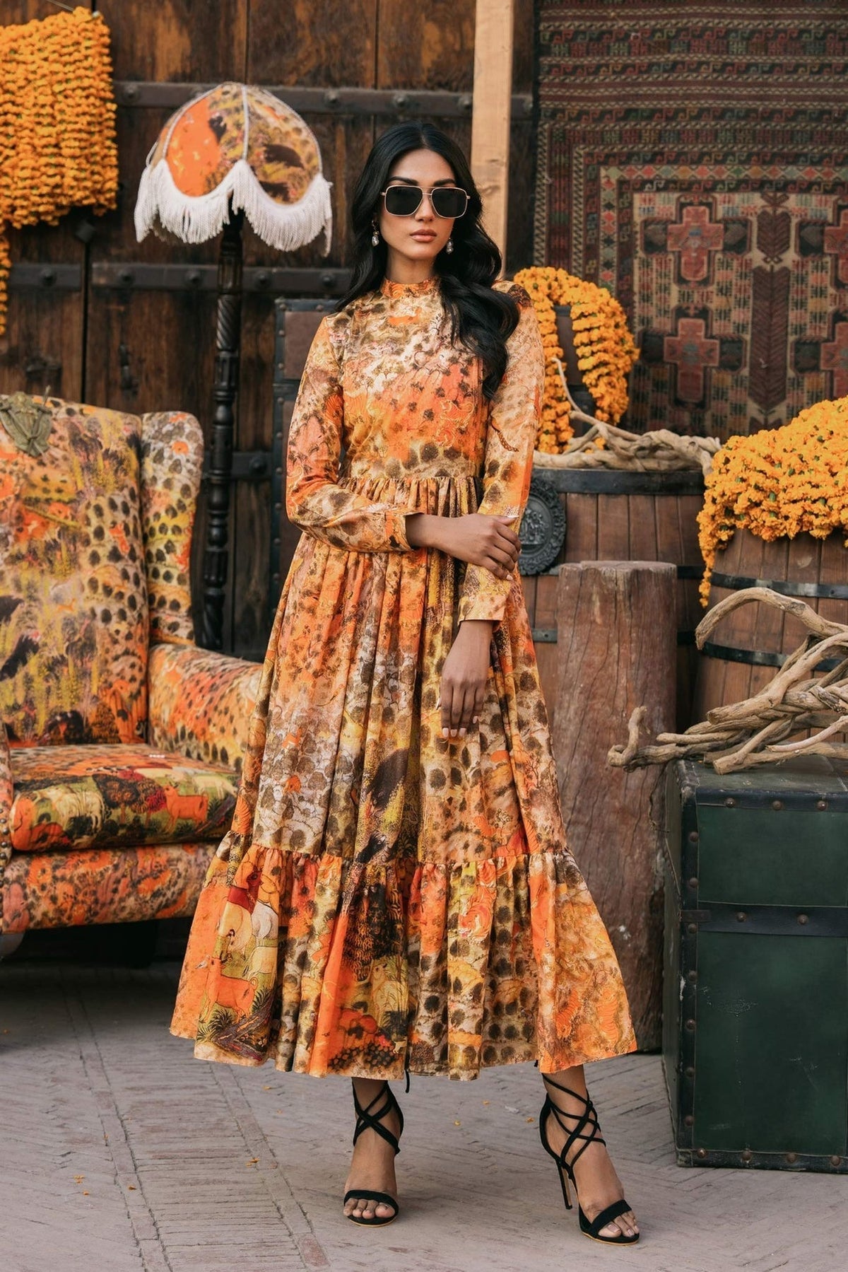 Fahad Hussayn | Lawn Banger | Darshan by Fahad Hussayn - Designer Dress - Type: Ladies Clothes - Available at Libayah - 100% Original