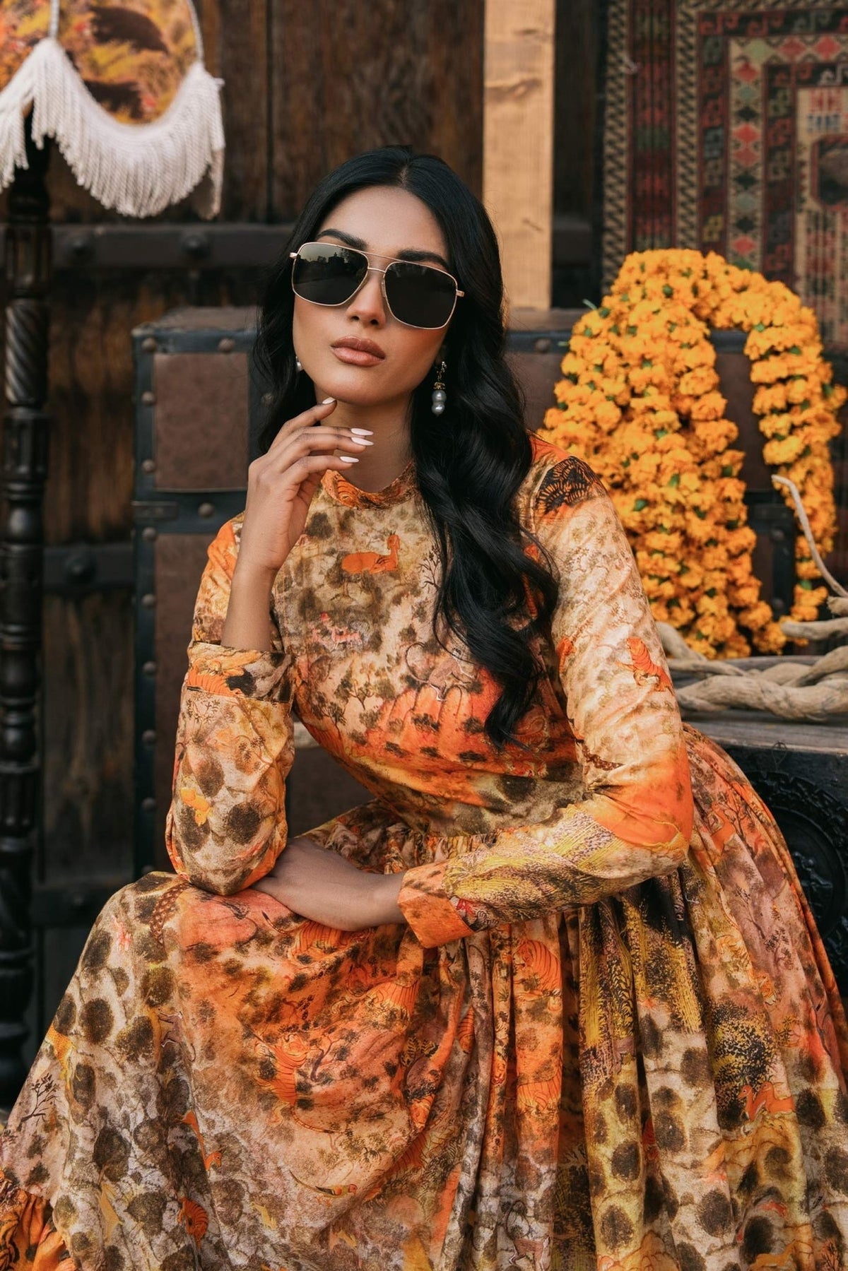 Fahad Hussayn | Lawn Banger | Darshan by Fahad Hussayn - Designer Dress - Type: Ladies Clothes - Available at Libayah - 100% Original