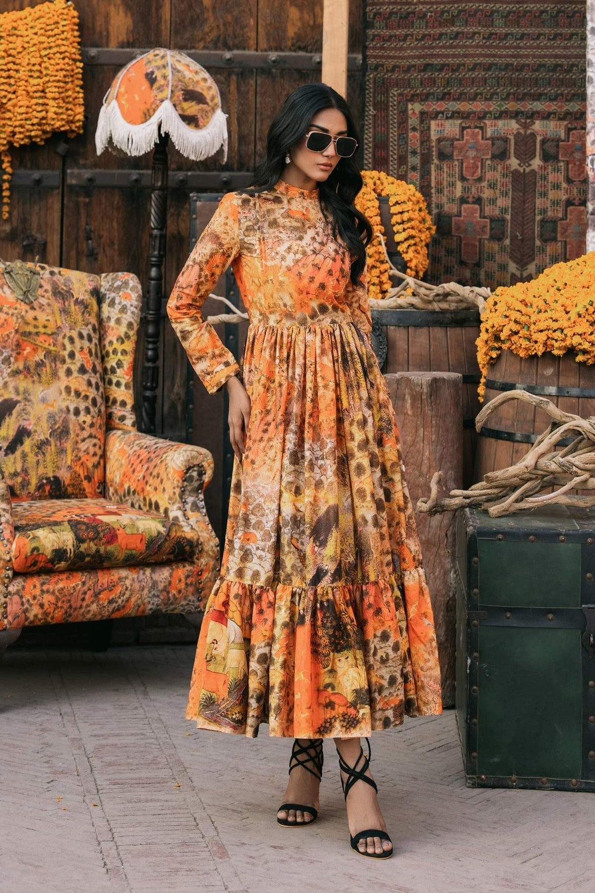 Fahad Hussayn | Lawn Banger | Darshan by Fahad Hussayn - Designer Dress - Type: Ladies Clothes - Available at Libayah - 100% Original