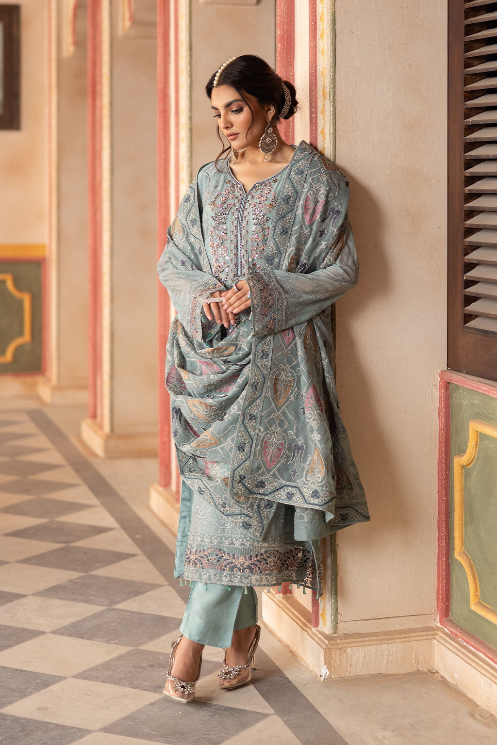 Ramsha | Dastan Formals | T-302 by Ramsha - Designer Dress - Type: Ladies Clothes - Available at Libayah - 100% Original