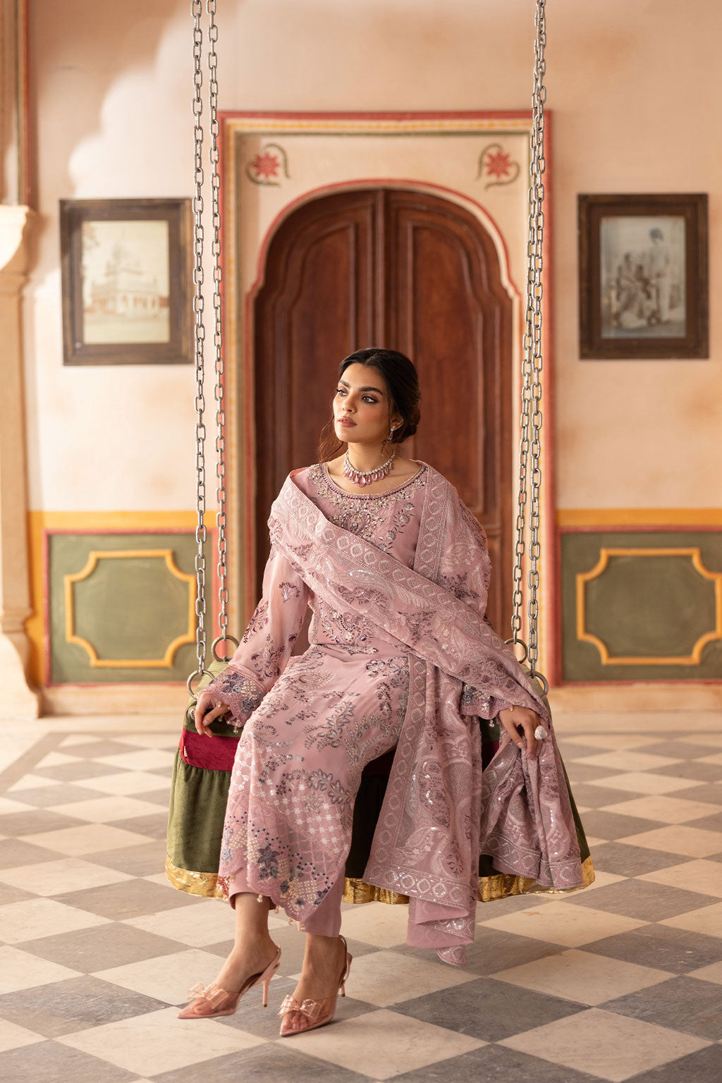 Ramsha | Dastan Formals | T-303 by Ramsha - Designer Dress - Type: Ladies Clothes - Available at Libayah - 100% Original