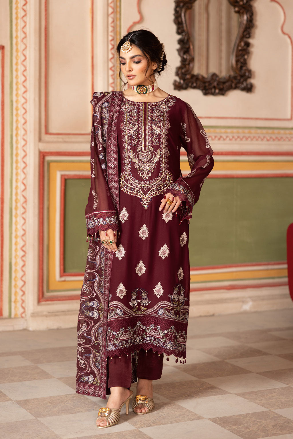 Ramsha | Dastan Formals | T-301 by Ramsha - Designer Dress - Type: Ladies Clothes - Available at Libayah - 100% Original