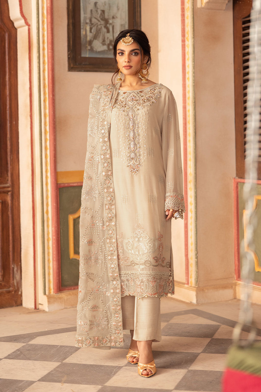 Ramsha | Dastan Formals | T-305 by Ramsha - Designer Dress - Type: Ladies Clothes - Available at Libayah - 100% Original