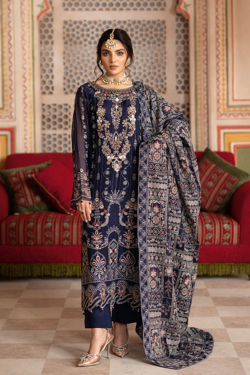 Ramsha | Dastan Formals | T-306 by Ramsha - Designer Dress - Type: Ladies Clothes - Available at Libayah - 100% Original