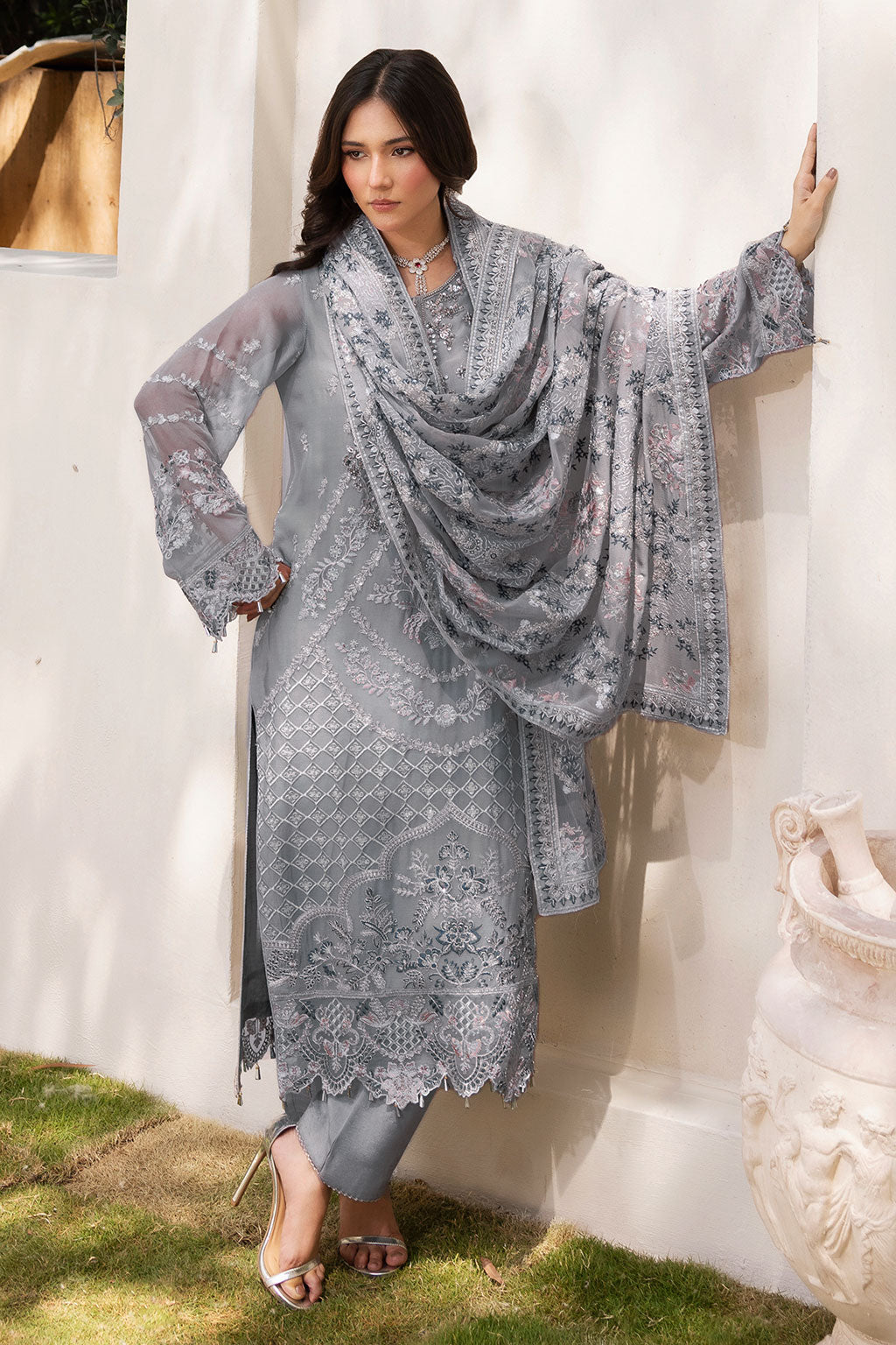 Ramsha | Dastaan Formals | T-505 by Ramsha - Designer Dress  - Type : Ladies Clothes - Available at Libayah - 100% Original 