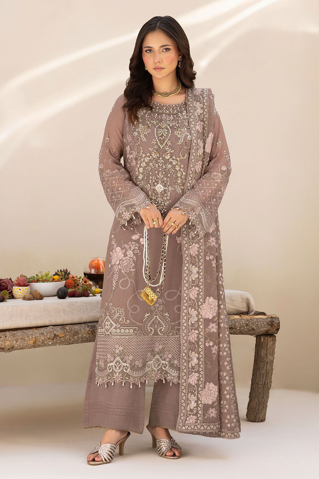 Ramsha | Dastaan Formals | T-504 by Ramsha - Designer Dress  - Type : Ladies Clothes - Available at Libayah - 100% Original 