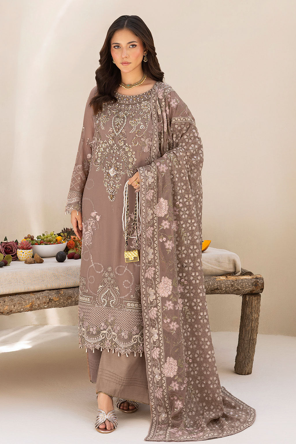 Ramsha | Dastaan Formals | T-504 by Ramsha - Designer Dress  - Type : Ladies Clothes - Available at Libayah - 100% Original 