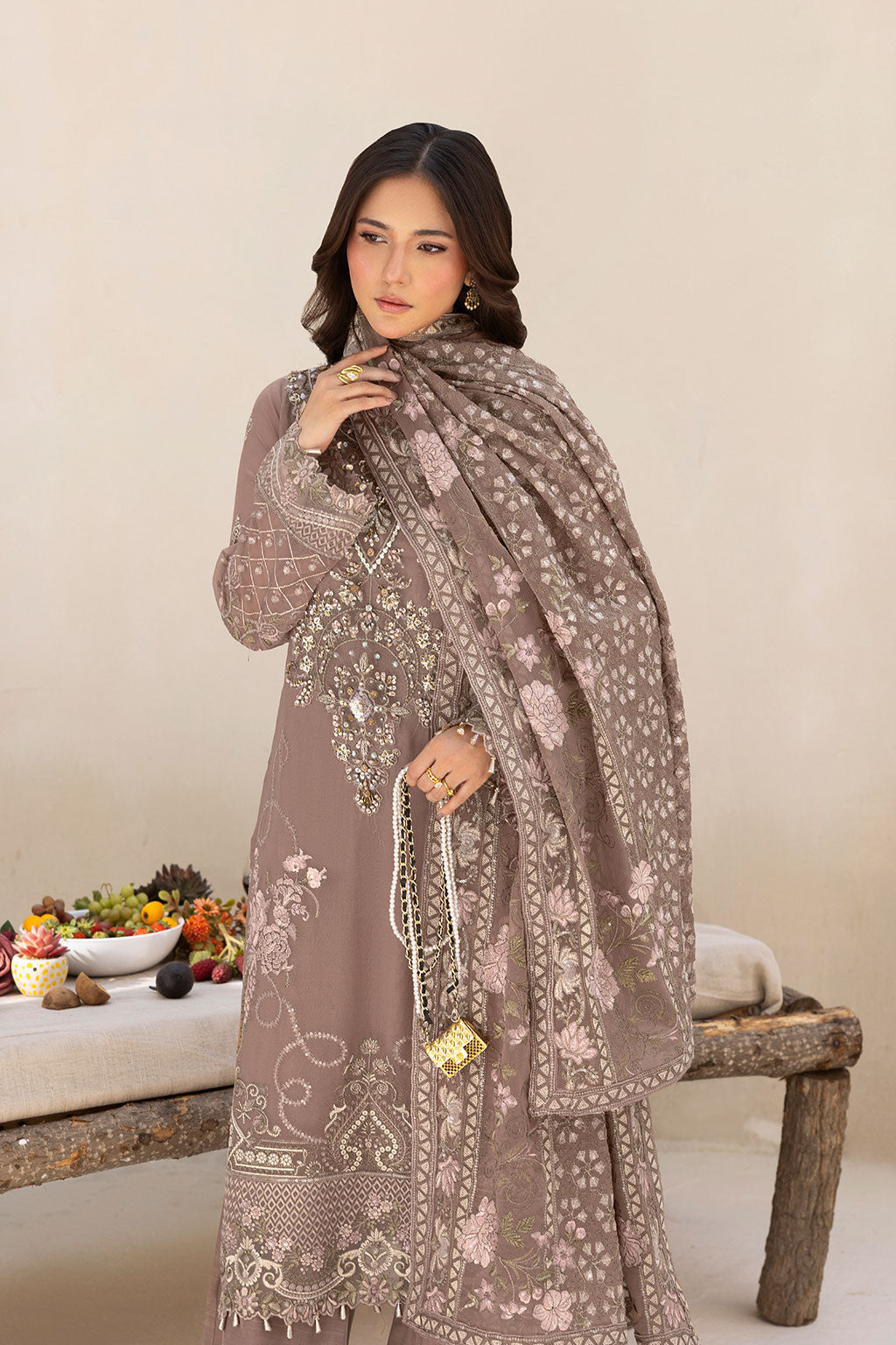 Ramsha | Dastaan Formals | T-504 by Ramsha - Designer Dress  - Type : Ladies Clothes - Available at Libayah - 100% Original 
