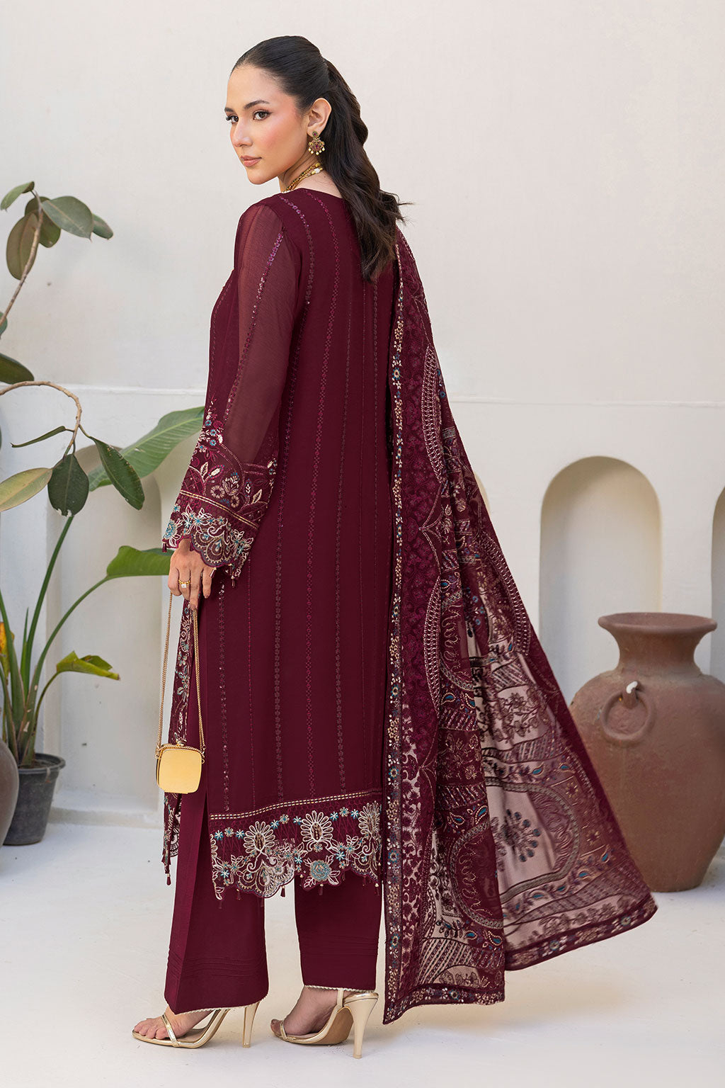 Ramsha | Dastaan Formals | T-503 by Ramsha - Designer Dress  - Type : Ladies Clothes - Available at Libayah - 100% Original 