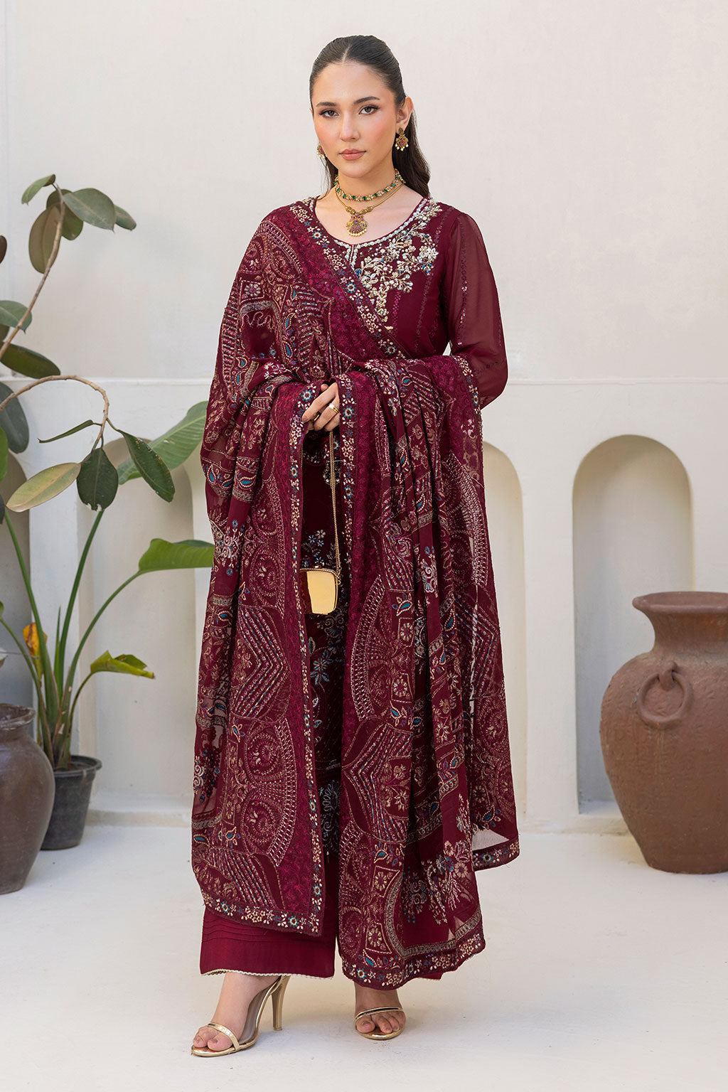 Ramsha | Dastaan Formals | T-503 by Ramsha - Designer Dress  - Type : Ladies Clothes - Available at Libayah - 100% Original 