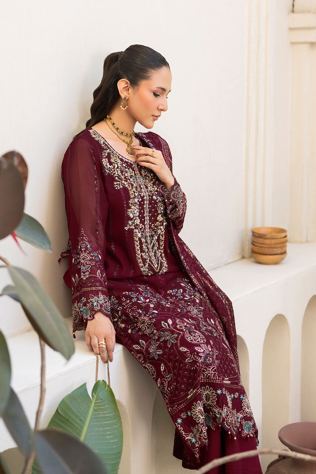 Ramsha | Dastaan Formals | T-503 by Ramsha - Designer Dress  - Type : Ladies Clothes - Available at Libayah - 100% Original 