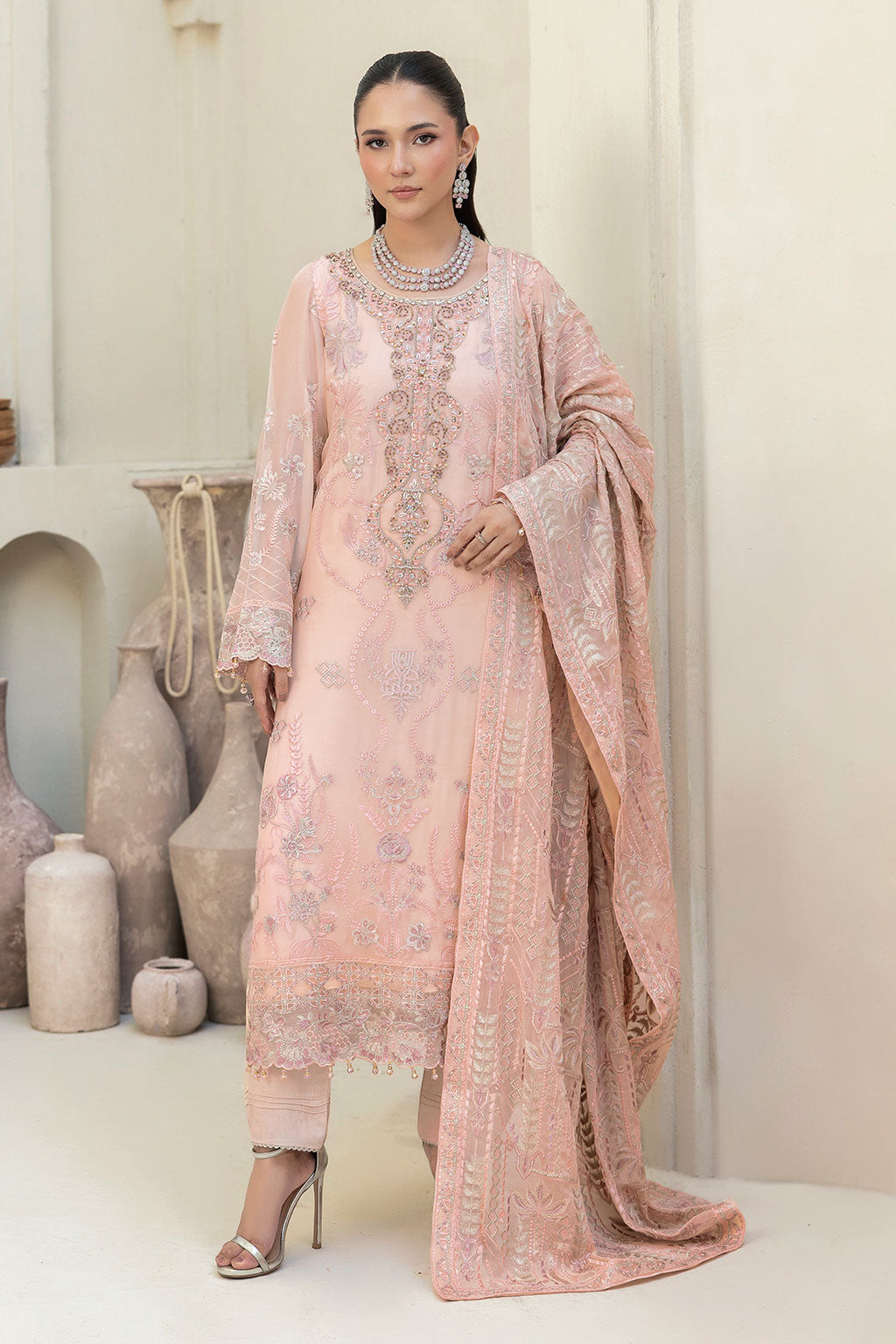 Ramsha | Dastaan Formals | T-507 by Ramsha - Designer Dress  - Type : Ladies Clothes - Available at Libayah - 100% Original 