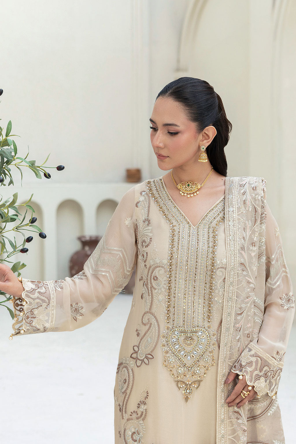 Ramsha | Dastaan Formals |T-502 by Ramsha - Designer Dress  - Type : Ladies Clothes - Available at Libayah - 100% Original 