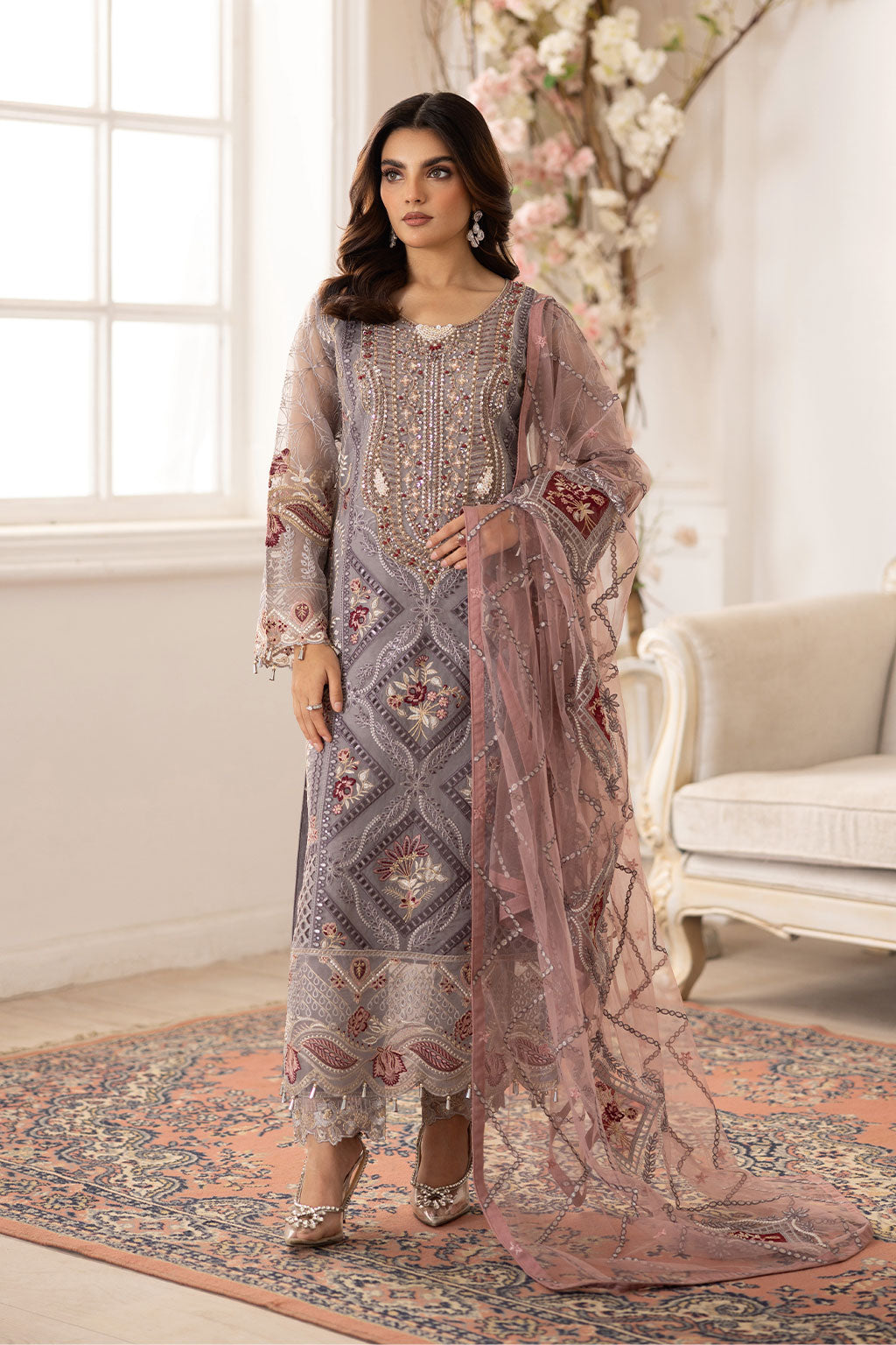 Ramsha | Dastoor Collection | P-205 by Ramsha - Designer Dress - Type: Ladies Clothes - Available at Libayah - 100% Original