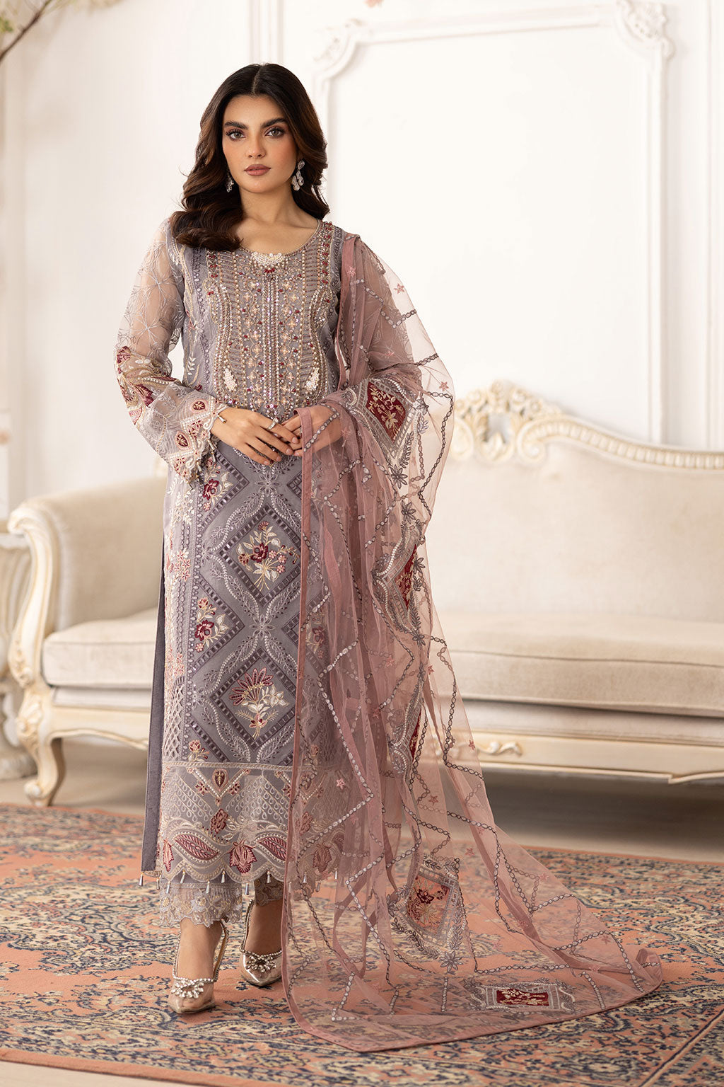 Ramsha | Dastoor Collection | P-205 by Ramsha - Designer Dress - Type: Ladies Clothes - Available at Libayah - 100% Original