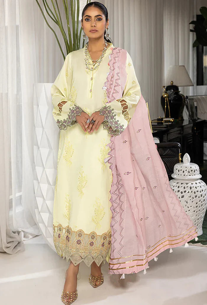 Humdum | Charlotte Chikankari Lawn | D06 by HumDum - Designer Dress - Type: Ladies Clothes - Available at Libayah - 100% Original
