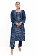 Gul Ahmed | Winter Collection 24 | Dhanak Suit DH-42003 by Gul Ahmed - Designer Dress - Type: Ladies Clothes - Available at Libayah - 100% Original