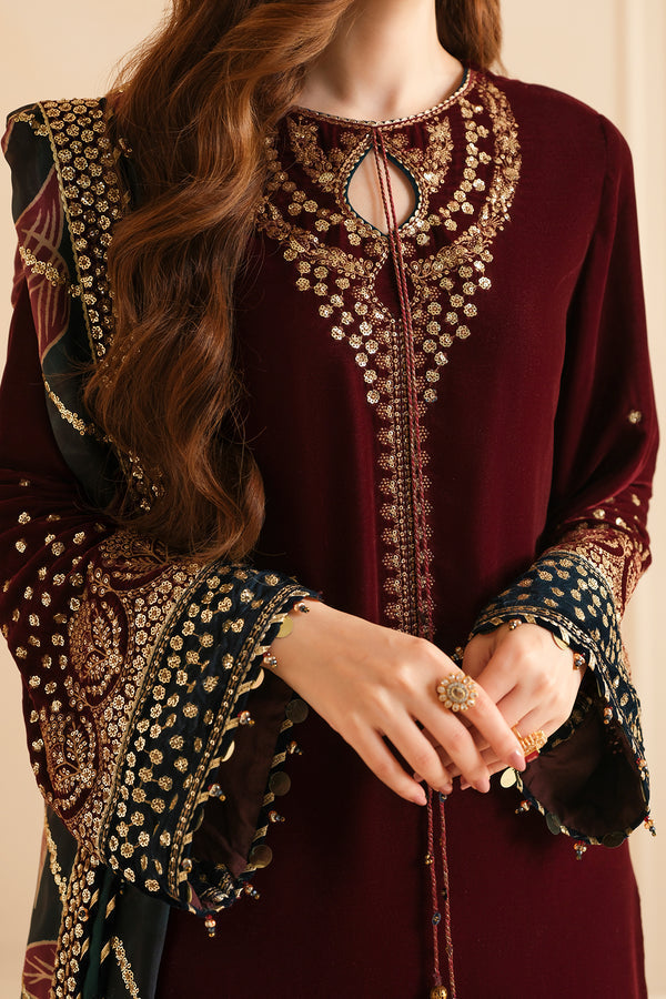 Jazmin | Velvet Edit 24 | Velvet Formal VF-2038 by Jazmin - Designer Dress - Type: Formal - Available at Libayah - 100% Original