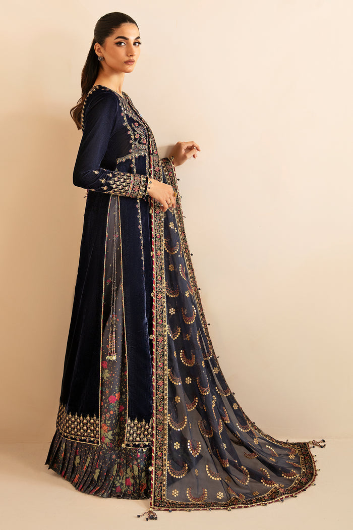 Jazmin | Velvet Edit 24 | VF-2031 by Jazmin - Designer Dress - Type: Ladies Clothes - Available at Libayah - 100% Original