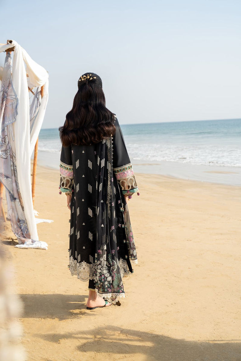 Aabyaan | Saagar Luxury Lawn 25 | TALIA (AS-08) by Aabyaan - Designer Dress - Type: Ladies Clothes - Available at Libayah - 100% Original