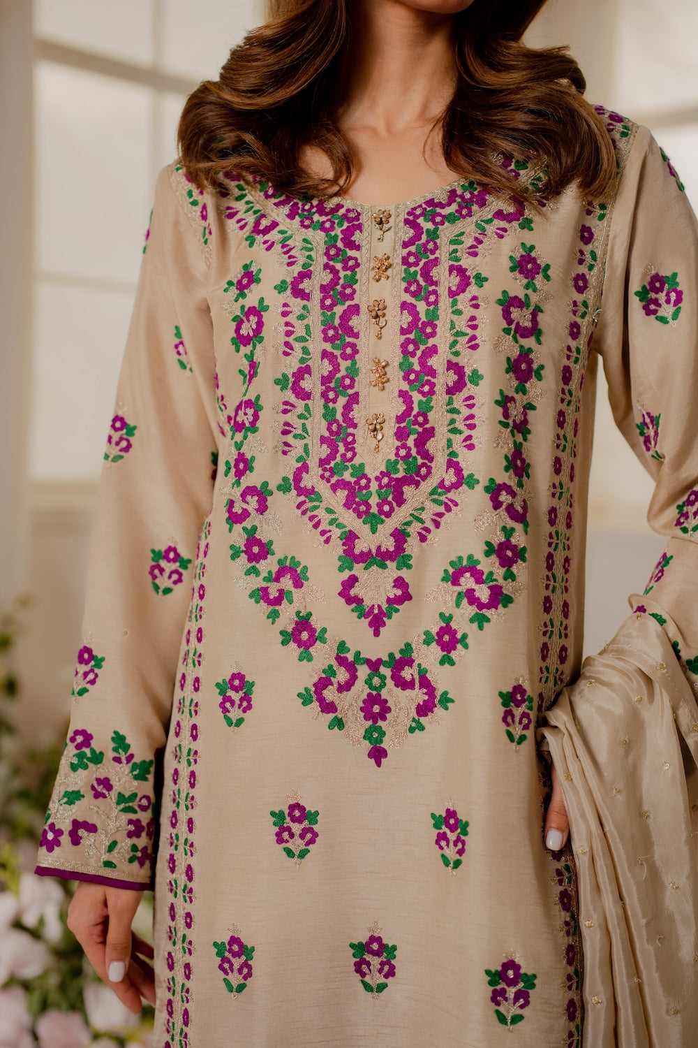 Vintage | Sohani Luxe | Mehrunisa by Vintage - Designer Dress  - Type : Ladies Clothes - Available at Libayah - 100% Original 
