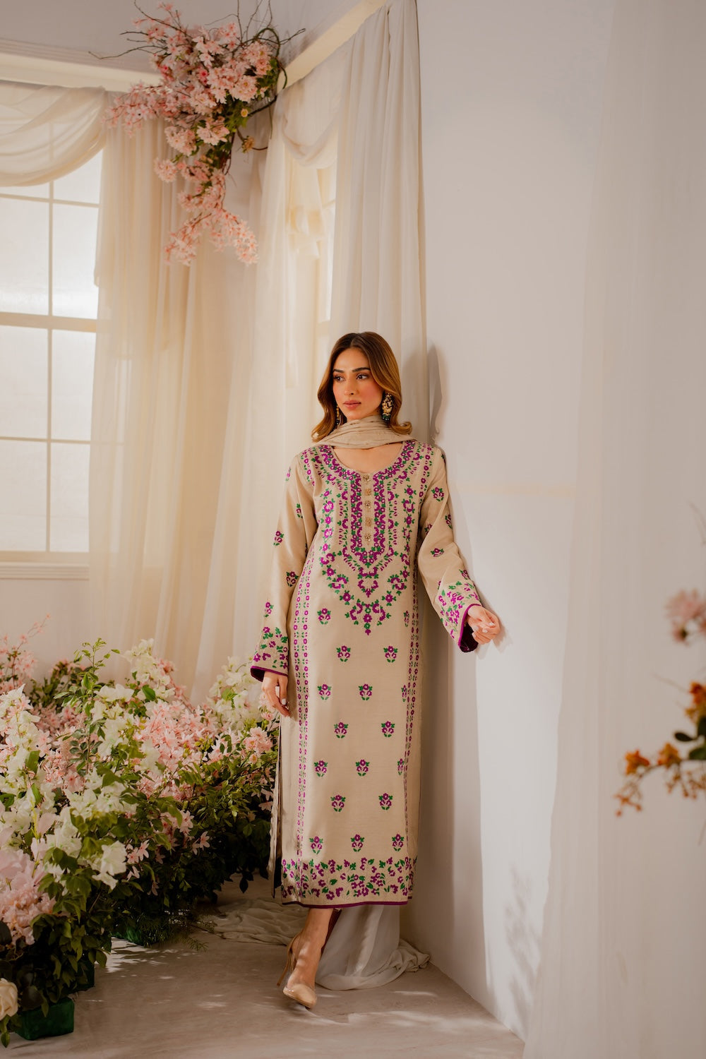 Vintage | Sohani Luxe | Mehrunisa by Vintage - Designer Dress  - Type : Ladies Clothes - Available at Libayah - 100% Original 