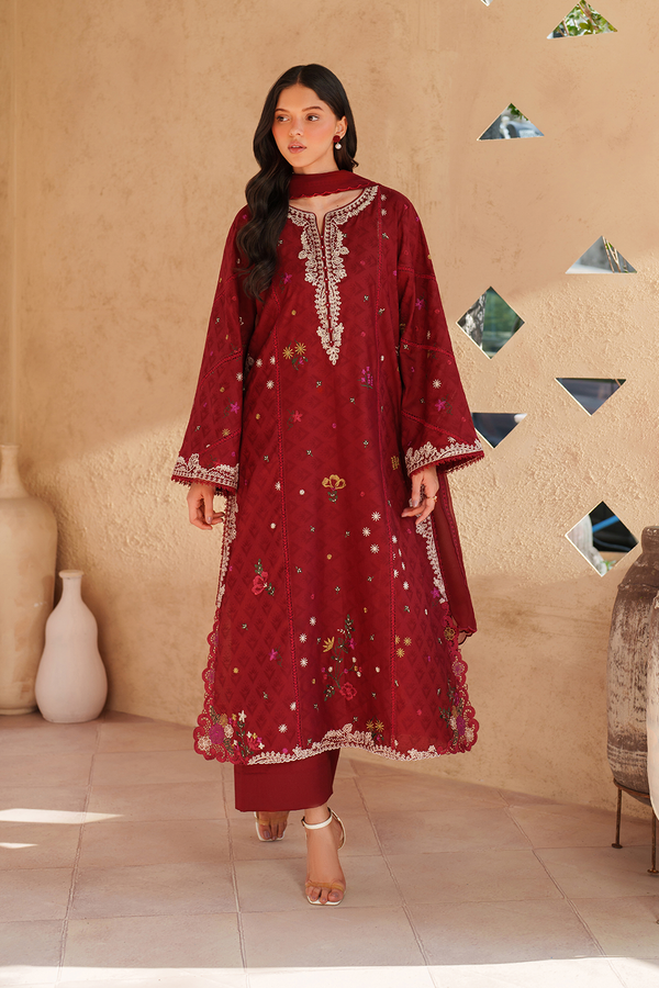 Iznik | Eid lawn | EL-02 Embroidered Lawn by Iznik - Designer Dress  - Type : Ladies Clothes - Available at Libayah - 100% Original 