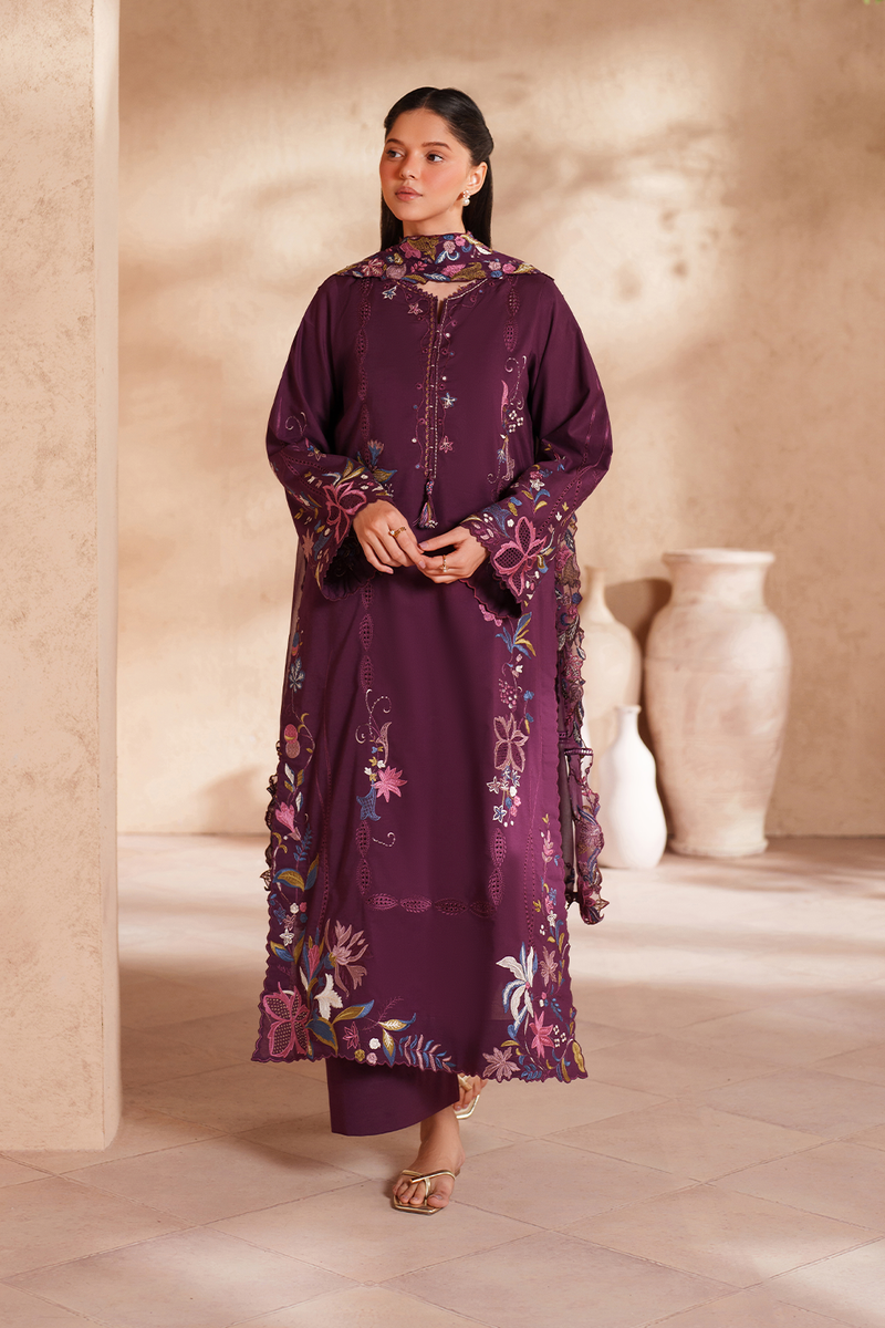Iznik | Eid lawn | EL-03 Embroidered Lawn by Iznik - Designer Dress  - Type : Ladies Clothes - Available at Libayah - 100% Original 