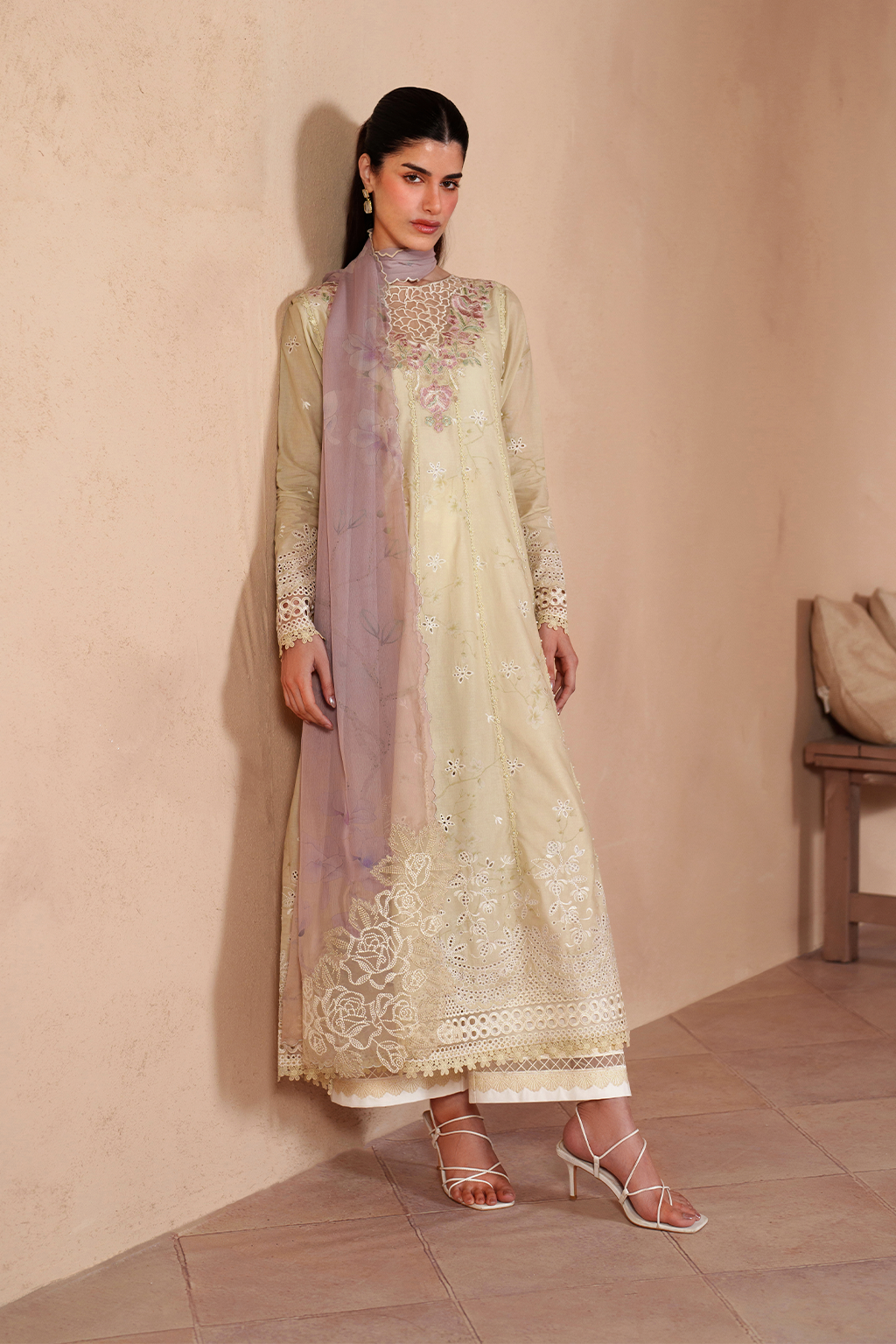 Iznik | Eid lawn | EL-10 Embroidered Lawn by Iznik - Designer Dress  - Type : Ladies Clothes - Available at Libayah - 100% Original 