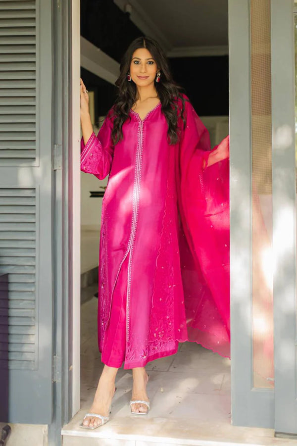 Jeem | Luxury Pret | ELSA PINK by Jeem - Designer Dress - Type: Ladies Clothes - Available at Libayah - 100% Original