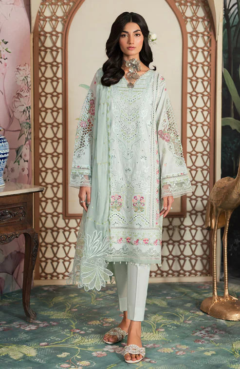 Emaan Adeel | Ayra Luxury Lawn 24 | AR-07 by Emaan Adeel - Designer Dress - Type: Ladies Clothes - Available at Libayah - 100% Original