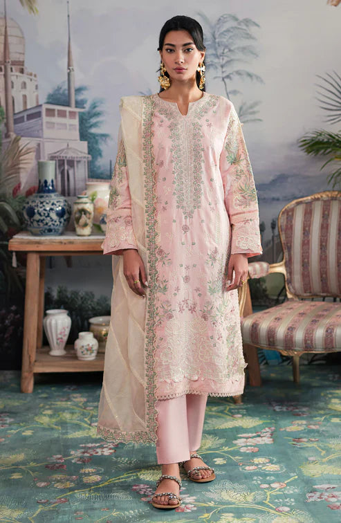 Emaan Adeel | Ayra Luxury Lawn 24 | AR-01 by Emaan Adeel - Designer Dress - Type: Ladies Clothes - Available at Libayah - 100% Original