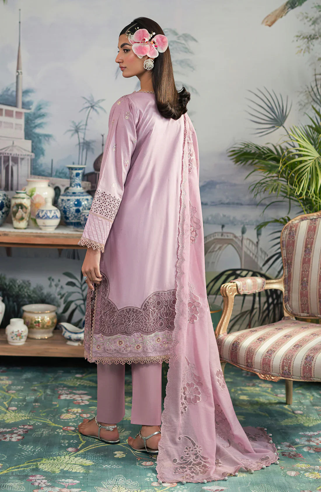 Emaan Adeel | Ayra Luxury Lawn 24 | AR-03 by Emaan Adeel - Designer Dress - Type: Ladies Clothes - Available at Libayah - 100% Original