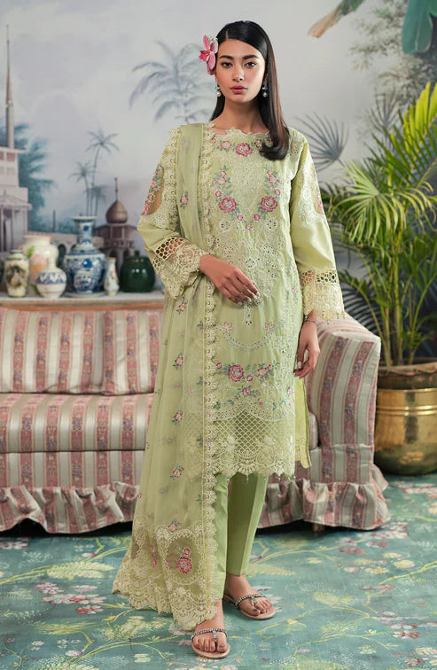 Emaan Adeel | Ayra Luxury Lawn 24 | AR-02 by Emaan Adeel - Designer Dress - Type: Ladies Clothes - Available at Libayah - 100% Original