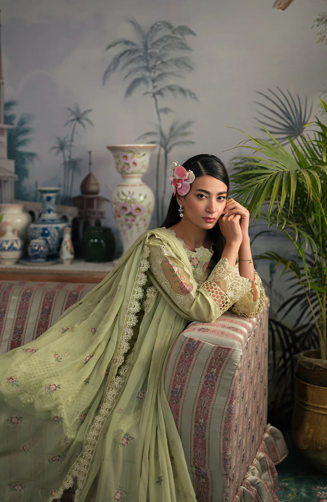 Emaan Adeel | Ayra Luxury Lawn 24 | AR-02 by Emaan Adeel - Designer Dress - Type: Ladies Clothes - Available at Libayah - 100% Original