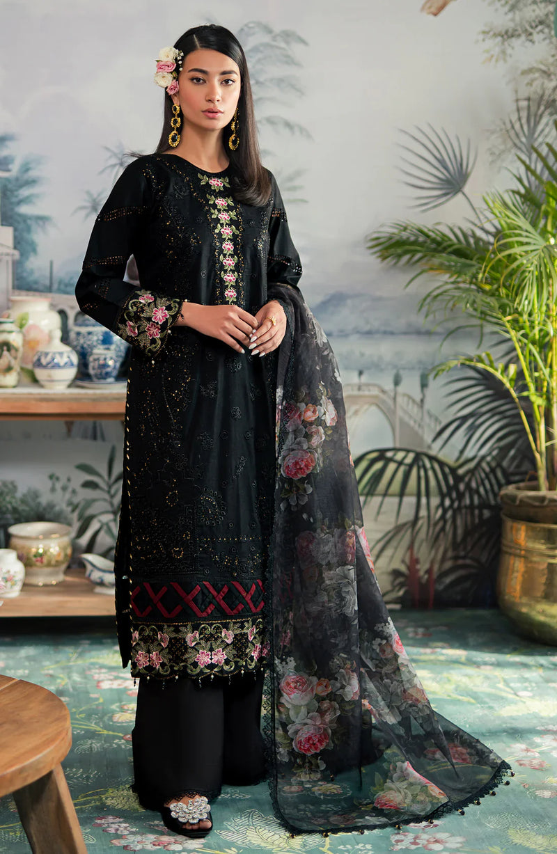 Emaan Adeel | Ayra Luxury Lawn 24 | AR-05 by Emaan Adeel - Designer Dress - Type: Ladies Clothes - Available at Libayah - 100% Original