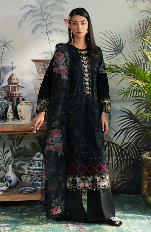 Emaan Adeel | Ayra Luxury Lawn 24 | AR-05 by Emaan Adeel - Designer Dress - Type: Ladies Clothes - Available at Libayah - 100% Original