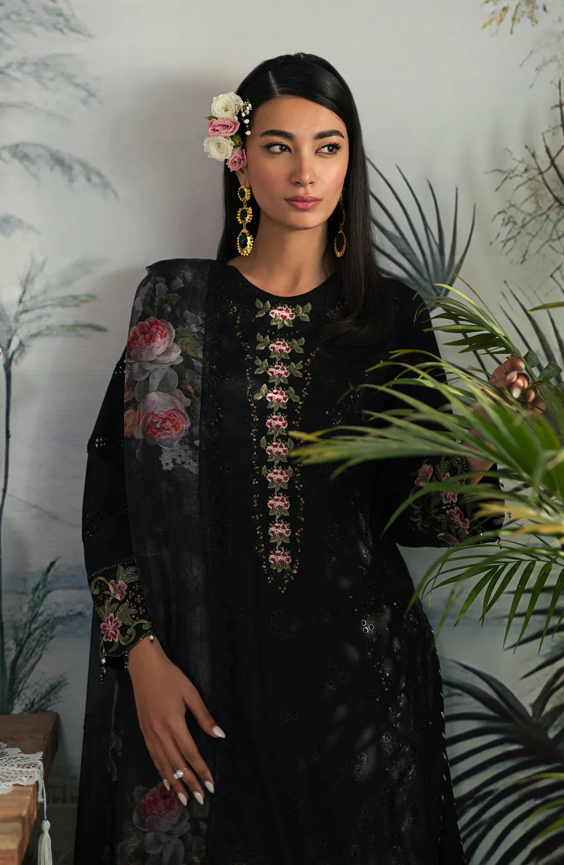 Emaan Adeel | Ayra Luxury Lawn 24 | AR-05 by Emaan Adeel - Designer Dress - Type: Ladies Clothes - Available at Libayah - 100% Original