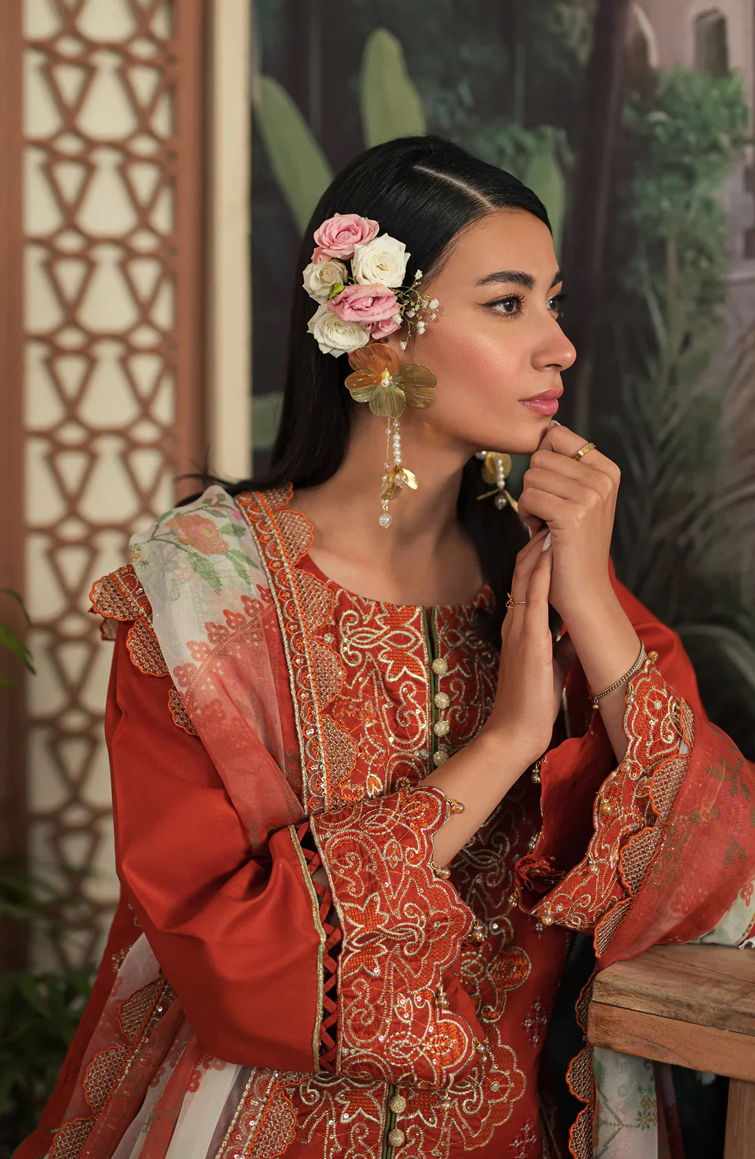 Emaan Adeel | Ayra Luxury Lawn 24 | by Emaan Adeel - Designer Dress - Type: Ladies Clothes - Available at Libayah - 100% Original