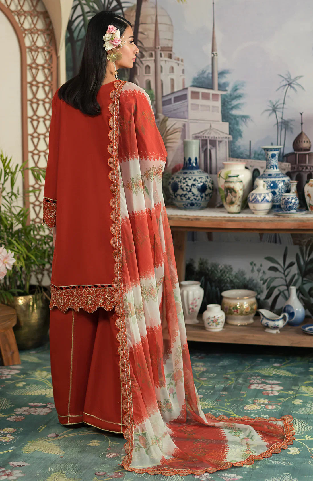 Emaan Adeel | Ayra Luxury Lawn 24 | by Emaan Adeel - Designer Dress - Type: Ladies Clothes - Available at Libayah - 100% Original