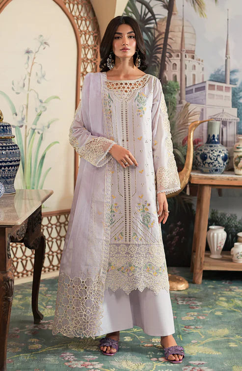 Emaan Adeel | Ayra Luxury Lawn 24 | AR-10 by Emaan Adeel - Designer Dress - Type: Ladies Clothes - Available at Libayah - 100% Original