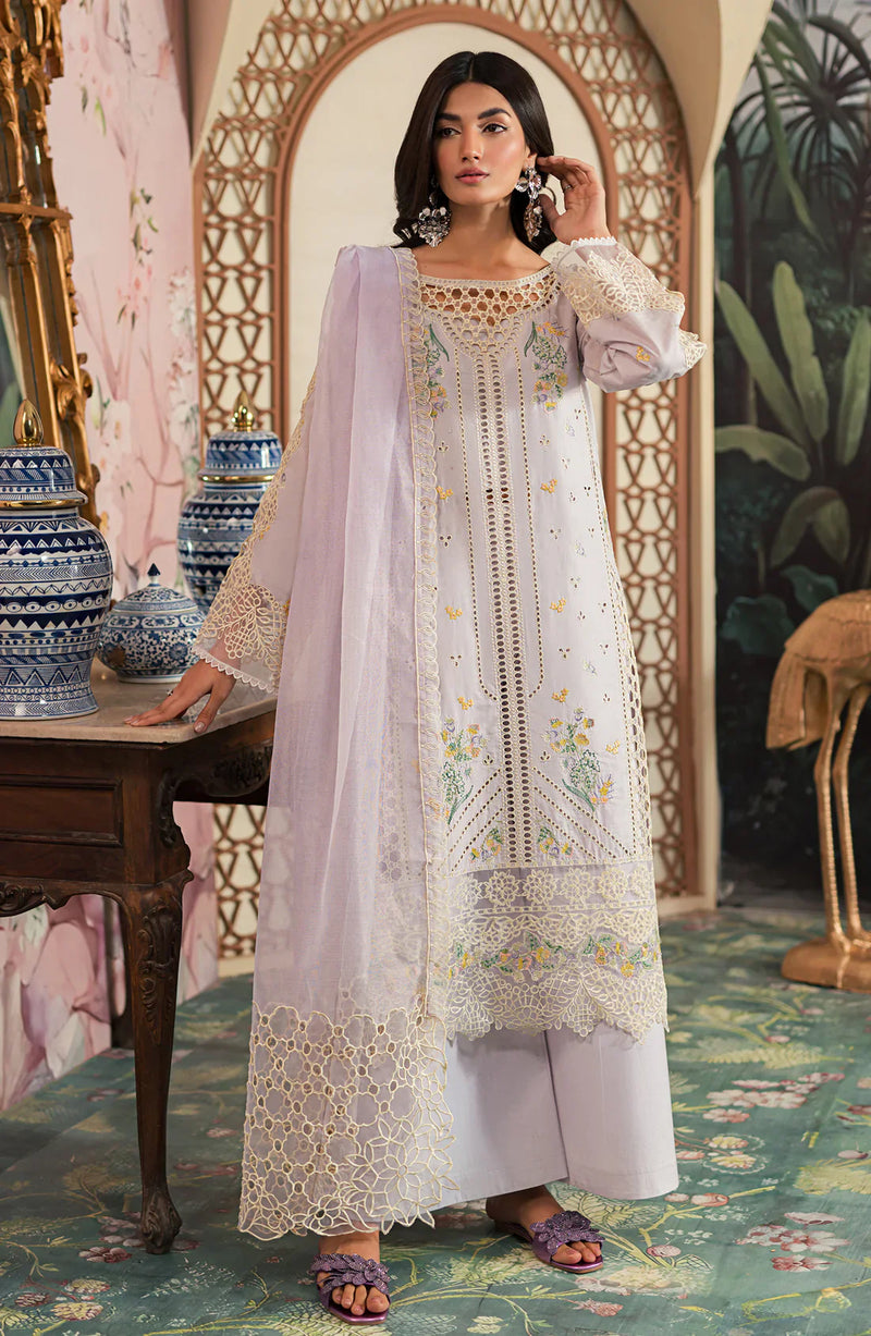 Emaan Adeel | Ayra Luxury Lawn 24 | AR-10 by Emaan Adeel - Designer Dress - Type: Ladies Clothes - Available at Libayah - 100% Original