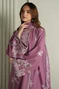 Mahnur | Twilight Luxury Lawn 25 | ORCHID GLAZE by Cross Stitch - Designer Dress - Type: Ladies Clothes - Available at Libayah - 100% Original